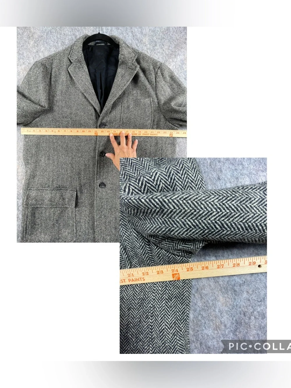 American Living Wool Herringbone Classic Quiet Luxe Career Blazer Sport Coat XXL
